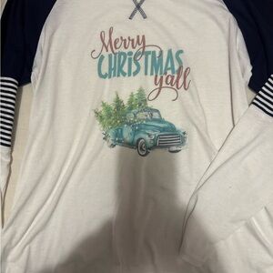 Merry Christmas Y'all Long Sleeve Shirt